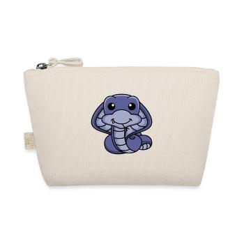 Snake Cobra Comic Animal - Organic Pouch - nature - Front