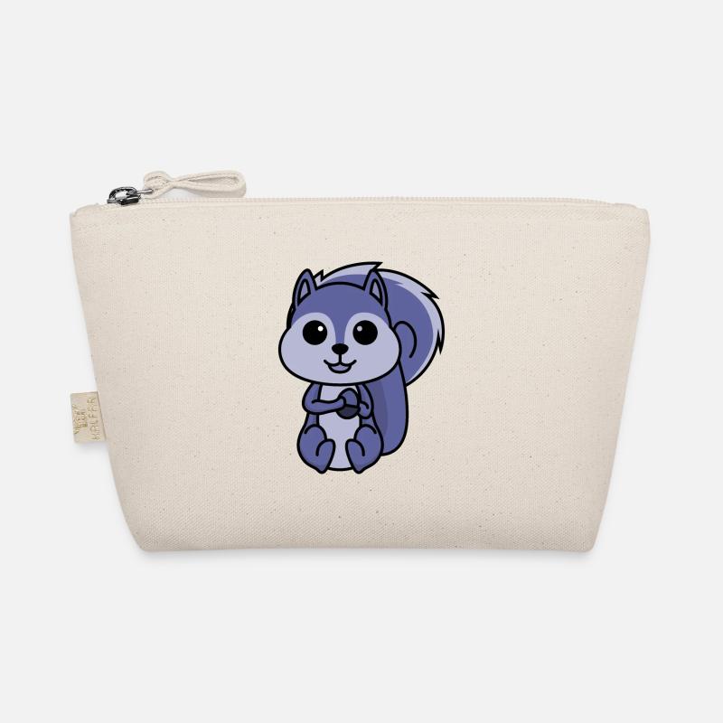 Eichhörnchen Comic Tier Bio-Täschchen