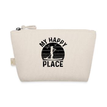 SUP Girl My Happy Place - Water Sports Stand Up Pa - Bio-Täschchen - Natur - Vorne