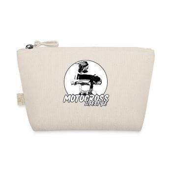 Motocross/enduro/freestyle mx/dirt bike retro - Organic Pouch - nature - Front