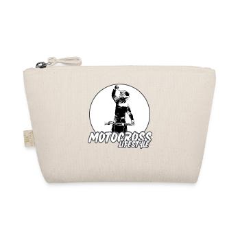 Motocross/enduro/freestyle mx/dirt bike retro - Organic Pouch - nature - Front