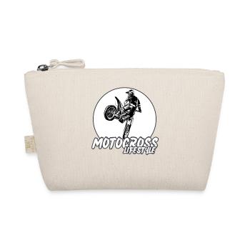 Motocross/enduro/freestyle mx/dirt bike retro - Organic Pouch - nature - Front