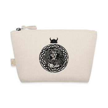 Tête de lion viking - Trousse biologique - nature - Devant