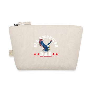 All American Dad 4th of July Bald Eagle USA Flag - Bio-Täschchen - Natur - Vorne