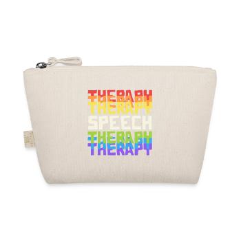 Speech Therapy SLP Rainbow Speech Language - Bio-Täschchen - Natur - Vorne