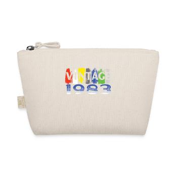 Vintage 1983 Retro Bitrthday Limited Edition. - Organic Pouch - nature - Front