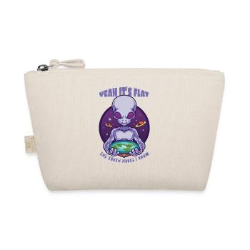 Yes, it's flat, the truth hurts, I know - Organic Pouch - nature - Front