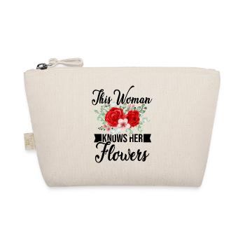 This Woman Knows Her Flowers Botanical Gardening P - Bio-Täschchen - Natur - Vorne