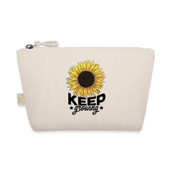 Keep Growing Flowers Gardener Botanical Gardener F - Bio-Täschchen - Natur - Vorne