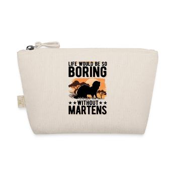 Life would be so boring without Martens Marder - Bio-Täschchen - Natur - Vorne