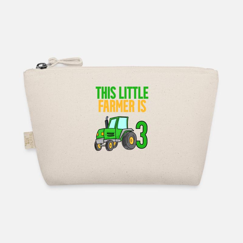 Farmer Farmer 3 years Boy 3rd birthday son Organic Pouch