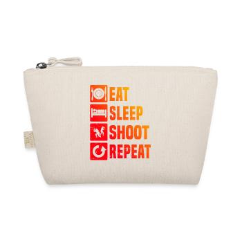 Women's Men's Paintball Players Paintball Games - Organic Pouch - nature - Front