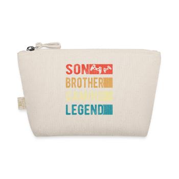 Sohn Bruder Gaming Legende Gamer Zocken Geschenk - Bio-Täschchen - Natur - Vorne