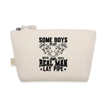Heating engineer gift system mechanic plumber - Organic Pouch - nature - Front