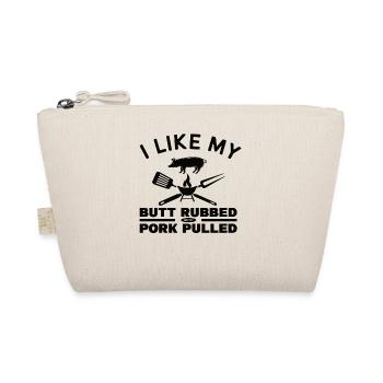 BBQ Grillen Smoker Grillfeier Pork Pulled Camping - Bio-Täschchen - Natur - Vorne