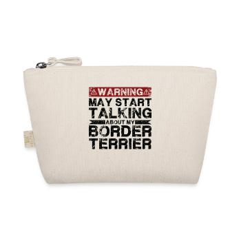 Speaking of Border Terriers - Organic Pouch - nature - Front