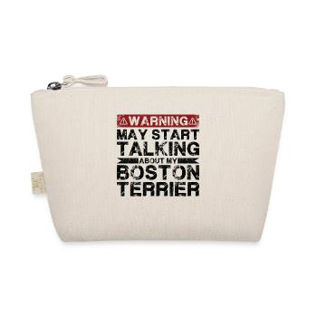 Speaking of Boston Terriers - Organic Pouch - nature - Front