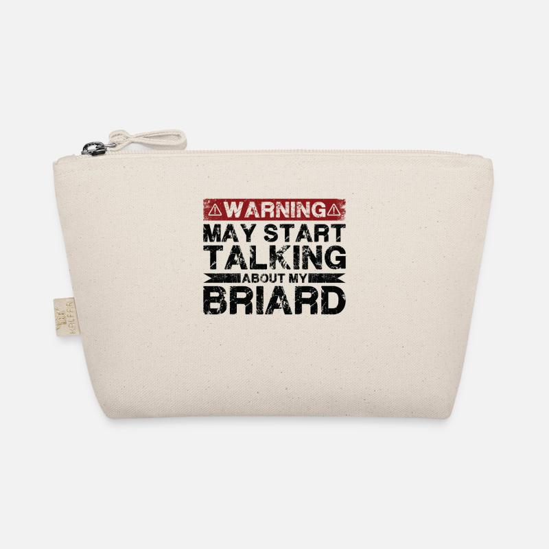 Über Briard Sprechen Bio-Täschchen