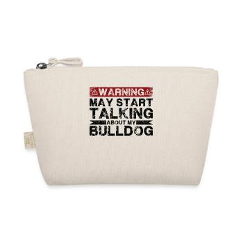 Apropos Bulldogge - Bio-Täschchen - Natur - Vorne