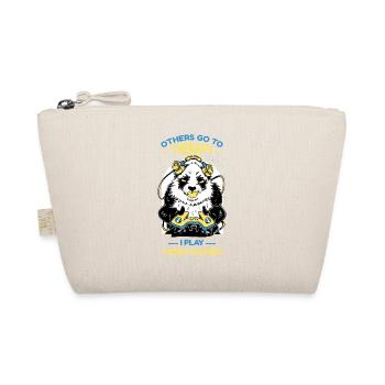 Others Go To Therapy I Play Video Games - Organic Pouch - nature - Front