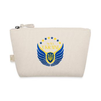 Ukraine flügel Ruhm Ehre Sieg - Bio-Täschchen - Natur - Vorne