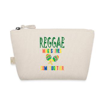 Reggae Makes Lives Come Together Cool Reggae - Bio-Täschchen - Natur - Vorne