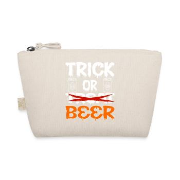 Halloween Trick or Treat Beer - Bio-Täschchen - Natur - Vorne