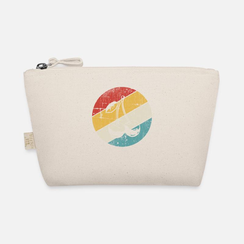 Cherry Fruit Lover Retro Healthy Gift idea Organic Pouch