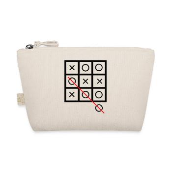Tic tac toe - Organic Pouch - nature - Front