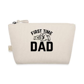 First Time Dad - Daddy To Be Daddy Paternity New D - Organic Pouch - nature - Front