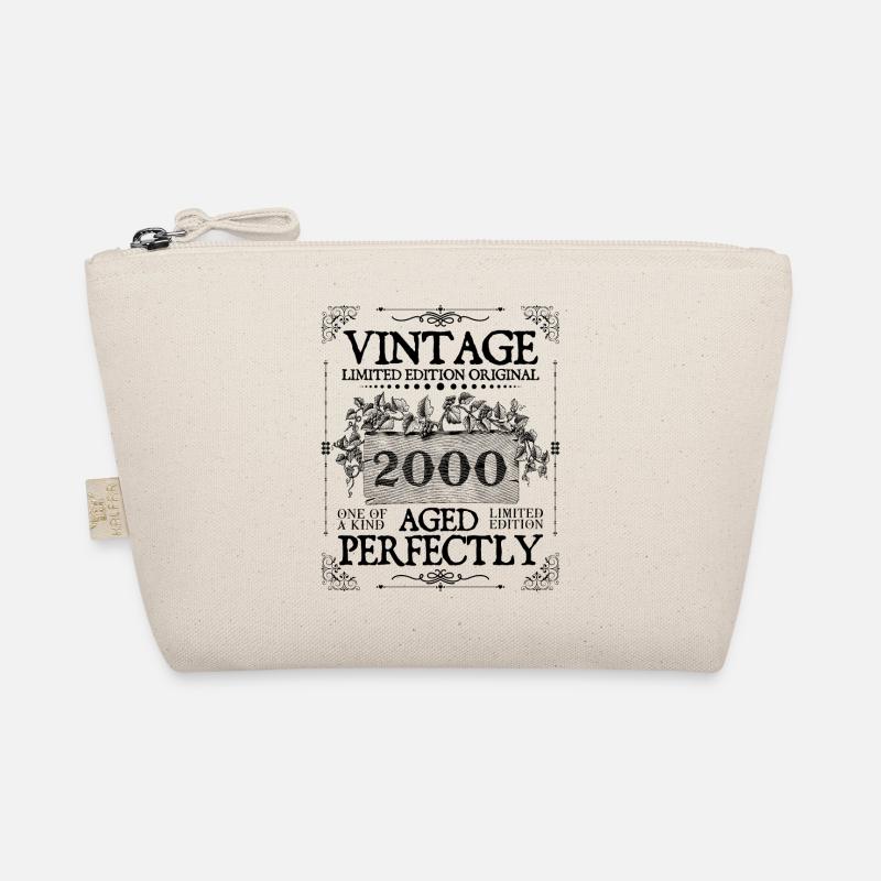2000 | Vintage Perfekt gealtert seit 2000 Geburtstag Bio-Täschchen