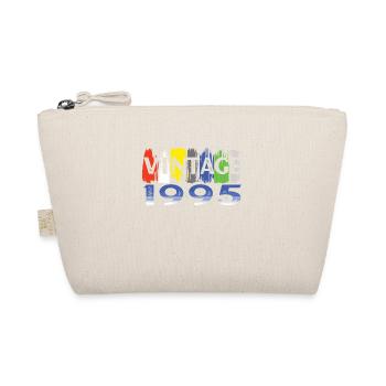 Vintage 1995 Retro Bitrthday Limited Edition - Organic Pouch - nature - Front