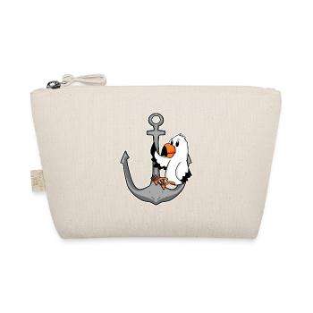 Anchor and seagull - Organic Pouch - nature - Front