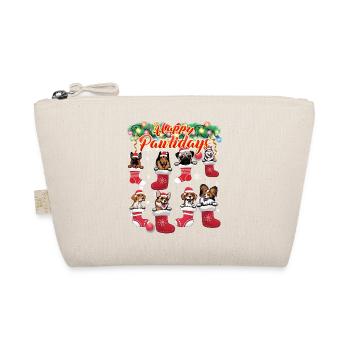 Dog Lover Christmas - Funny Cute Dogs for Christma - Organic Pouch - nature - Front