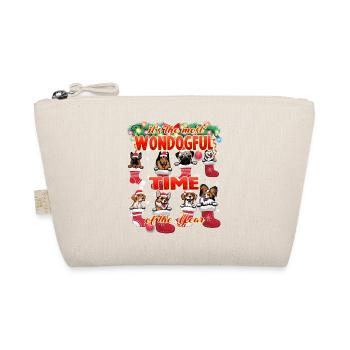 Période merveilleuse de l’année - Chiens mignons Noël - Trousse biologique - nature - Devant