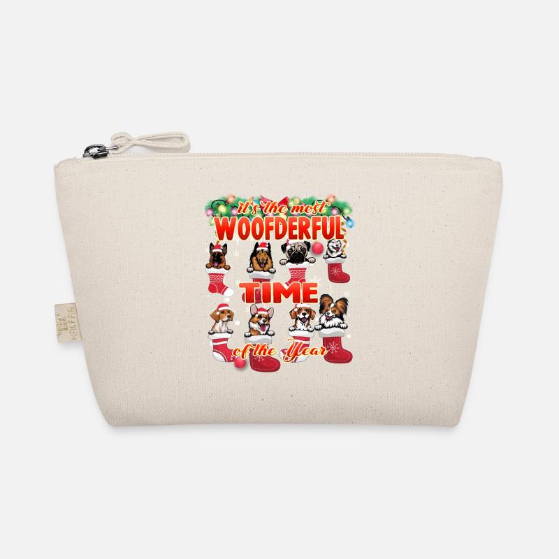 Drôle de jeu de mots de Noël Dog Lover Noël Trousse biologique