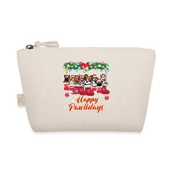 Funny Dogs as Christmas Decor - Dog Lover - Organic Pouch - nature - Front