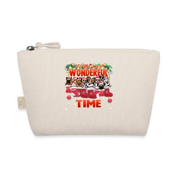 Love Dogs Any Breed Christmas Cute Dogs - Organic Pouch - nature - Front