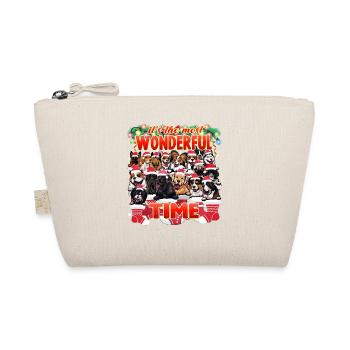 Assorted Dog Breeds - Cute Dogs Christmas - Organic Pouch - nature - Front