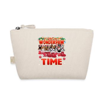 Funny Dogs as Christmas Decoration - Xmas Dog - Organic Pouch - nature - Front