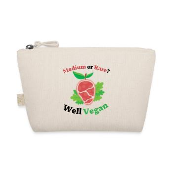 Medium or Rare? Well Vegan - Bio-Täschchen - Natur - Vorne