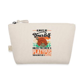 Platypus Gift Platypus - Organic Pouch - nature - Front
