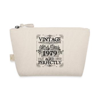 1979 | Vintage Aged Perfectly since 1979 birthday - Organic Pouch - nature - Front