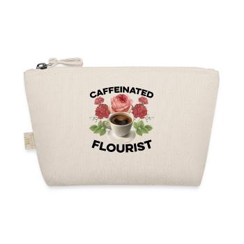 Caffeinated Florist Gardener Botanical Plant Lover - Bio-Täschchen - Natur - Vorne