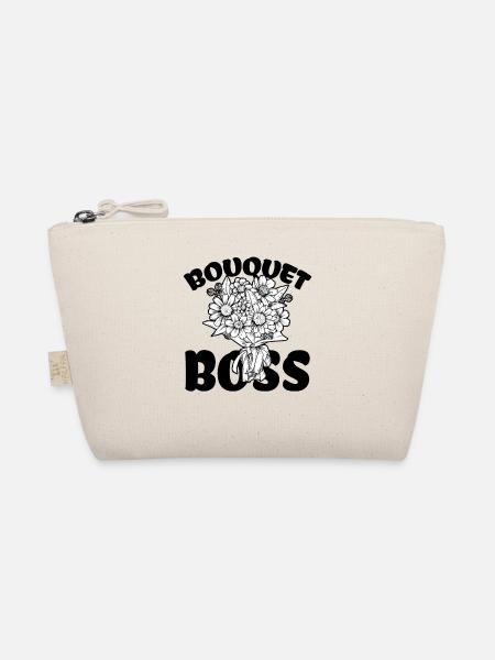 Boquet Boss Botanical Flowers Gardening Plant Love - Bio-Täschchen - Natur - Vorne