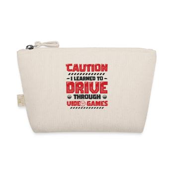 Be careful, I passed the driving test. - Organic Pouch - nature - Front