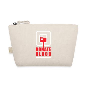 Donate Blood Donate Life Blood Donor - Bio-Täschchen - Natur - Vorne
