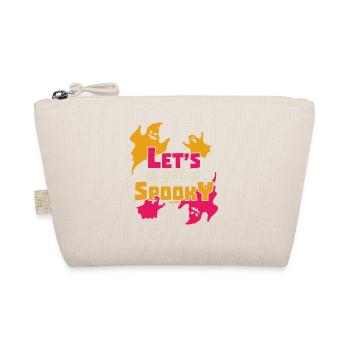 Geist Halloween Geschenk - Bio-Täschchen - Natur - Vorne