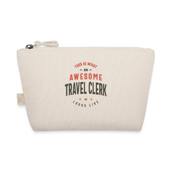 Funny Awesome Travel Clerk Job Occupation - Organic Pouch - nature - Front