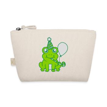 Petite grenouille célébrant son anniversaire - Trousse biologique - nature - Devant